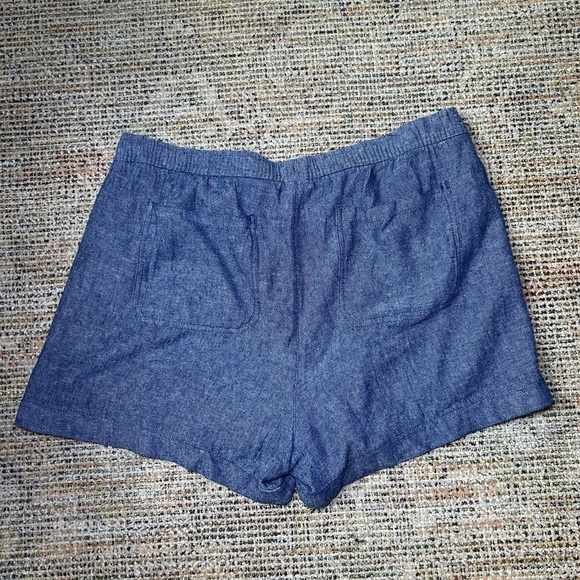 Old Navy Blue Jean Shorts with Relaxed Fit and Mid-Thigh Length - Picture 2 of 4